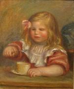 Pierre-Auguste Renoir Coco Eating His Soup oil painting artist